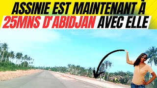 ASSINIE à 25 mn dABIDJAN avec lautoroute ABIDJANLAGOS [upl. by Nichols]