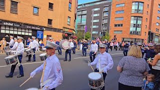 Pride of the Bann Flute Band Coleraine  Boyne Celebrations Glasgow 6thJuly 2024 [upl. by Eniarda]