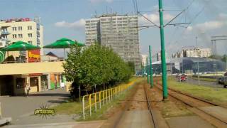 Katowice  Tramwajem  Rynek do Stadion Śląski  HD 720p [upl. by Tati]