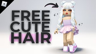 HURRYTODAY GET NEW ROBLOX FREE HAIR 🤩🤍 [upl. by Akirahc]