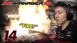 WERE ON FIRE LITERALLY F1 Manager 23  Part 14  Dutch GP [upl. by Luttrell109]