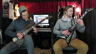 Job For A Cowboy  Entities Dual Guitar Cover Doing The Riffs Episode 115 [upl. by Willcox]