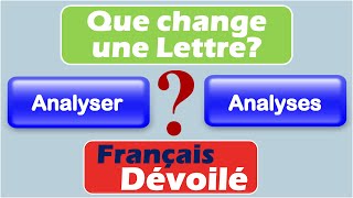 Analyser et Analyses Une Lettre [upl. by Nuhsed]