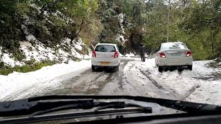 Nainital snowfall  2022  tourist spots M2Z [upl. by Oelgnaed]