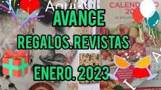 AVANCE REGALOS REVISTAS ENERO 2023 QUE NOS TRAEN PARA AÑO NUEVO 🎁📚🎁🎄🎄 [upl. by Uta]