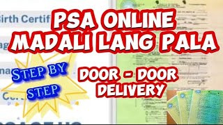 PSA ONLINE APPOINTMENT 2024  PAANO KUMUHA NG PSA THROUGH ONLINE birthcertificateonline [upl. by Lorenz]