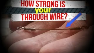 How strong is your lure through wire [upl. by Chip]