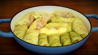 Stuffed Cabbage rolls Recipe Cabbage Dolma [upl. by Olrac]