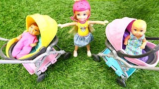 Barbie oyunları Kız videoları Barbie parkta geziyor Seçkin bölümler [upl. by Manya37]