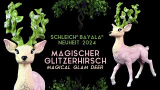 Schleich ® Bayala ® Magischer Glitzerhirsch  Magical Glam Deer  New 2024 Neuheit  Hirsch Review [upl. by Tavi902]