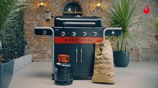 CharBroil® Hybridgrill Gas2Coal – Discover all the features [upl. by Bohs877]