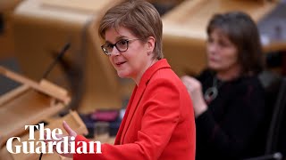 Nicola Sturgeon gives update on Scotlands Covid restrictions – watch live [upl. by Arrec]