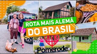 Rota do Enxaimel Passeios em Pomerode  SC [upl. by Shreve987]