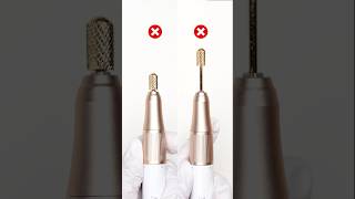 Nail Tips💡How to properly insert the Bit into a Nail Drill nailtech nailtips foryou [upl. by Aneerol]