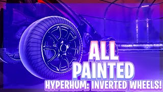 ALL NEW PAINTED HYPERHUM INVERTED WHEELS Rocket League Season 14 Update [upl. by Hahn]