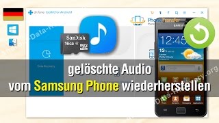 Wie Sie gelöschte Audio vom Samsung wiederherstellen [upl. by Einra]