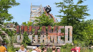 Untamed Walibi Holland  Roller Coaster OffRide 4K60FPS [upl. by Wulf]