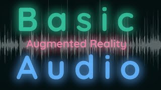 Audio in Augmented Reality [upl. by Hermy790]