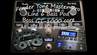 Tone Master ProLine 6 Bass PodBoss GT1000 Core [upl. by Fabiano381]