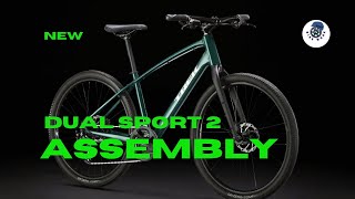 Trek Dual sport 2 gen 5 assembly  hybrid bike [upl. by Omocaig711]