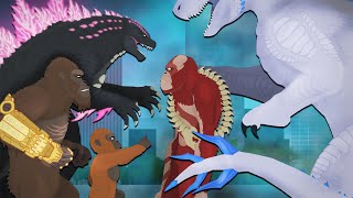 Godzilla x Kong The REAL ending  New Empire animation  DinoMania [upl. by Irina]