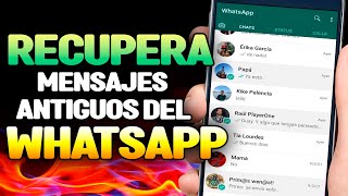 Cómo recuperar conversaciones antiguas de WhatsApp al instante202420252026 [upl. by Trebma298]