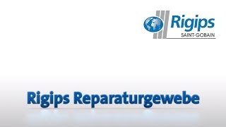 RIGIPS Reparaturgewebe [upl. by Yrrep]