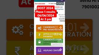 DOST 2024 phase 1 results [upl. by Chabot]