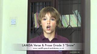 LAMDA Exams quotThe Speaking of Verse and Prosequot Grade 3 [upl. by Zwiebel381]