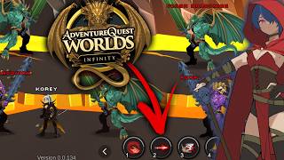 I played AQW Infinity in 2024 with the NEW Class and Combat System [upl. by Teena]