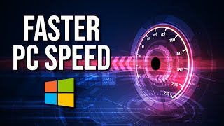 How to Increase Your PC Speed for FREE Best Settings [upl. by Rebmyt]