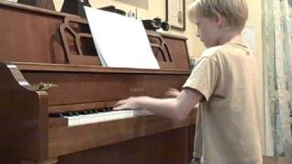 All of Me by Jon Schmidt w a slight mishap  8year old Nathan Schaumann [upl. by Justis228]