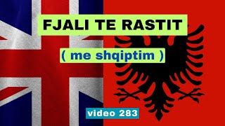 Anglisht I Fjali te rastit I Anglisht shqip perkthim I video 283 [upl. by Irami]