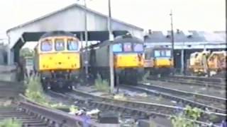 Hither Green Depot Visit 1991 [upl. by Alyhc]