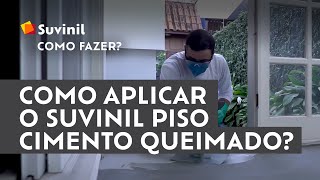 Confira o passo a passo de como fazer a aplicação de cimento queimado de piso [upl. by Jarita731]