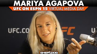 Mariya Agapova  UFC on ESPN 15 Virtual Media Day interview [upl. by Carl]