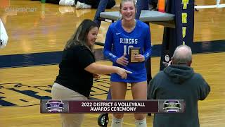 2022 Ohio District 6 Volleyball Awards Ceremony [upl. by Barlow]