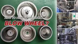 How To Produce The Fan Blower Wheel KINGREAL Blower Impeller Wheel Assembly Machine [upl. by Ollecram]