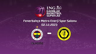 Fenerbahçe Alagöz Holding  Çankaya Üniversitesi ING KBSL 13Hafta [upl. by Akired44]