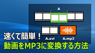 動画の音声だけ抜き出して、MP3ファイルをつくる方法 [upl. by Dniren629]