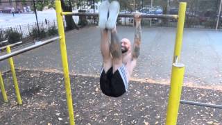 Hanging Leg Raise Exercise Progressions [upl. by Stockton]