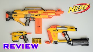 REVIEW Nerf Icon Series  Group Review Stampede Magstrike amp Element [upl. by Anaitsirhc755]