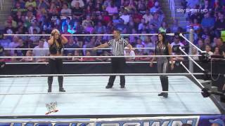 Aksana Vs Kaitlyn  WWE SmackDown 61413 [upl. by Annah]