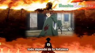 Shingeki no kyojin op 1 español latino [upl. by Cuthbertson768]