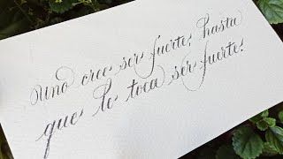 ❤️ Como Escribir Letra Cursiva Bonita en Español  Caligrafía Inglesa  Pablo Bermúdez [upl. by Arod57]