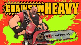 TF2 Classic Chainsaw Heavy Knockout Custom Weapons [upl. by Cerallua]