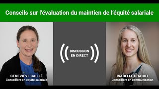 Conseils sur l’évaluation du maintien de l’équité salariale [upl. by Gustin]