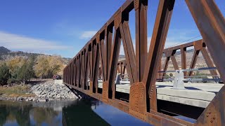 Historic Montana bridge reopens after more than two years [upl. by Lorenzana]