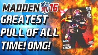 OMG BEASTMODE GREATEST CLUTCHESS EPICNESS PULL OF MY LIFE  Madden 16 Ultimate Team [upl. by Jeaz]