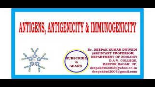 ANTIGENS ANTIGENICITY IMMUNOGENICITY [upl. by Fulmer461]